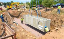 photo of construction work